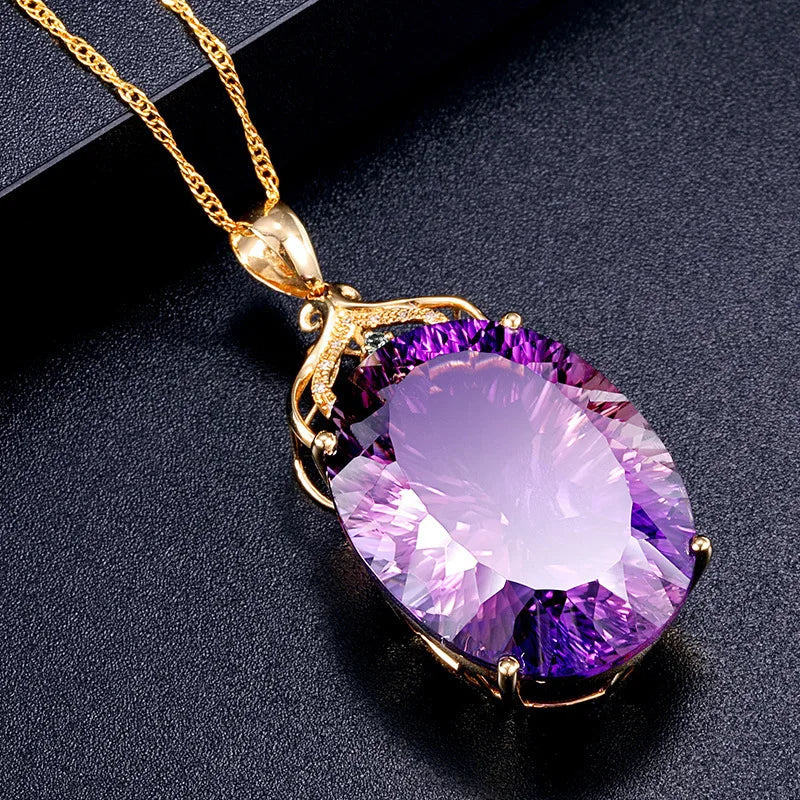 Heart Amethyst Pendant